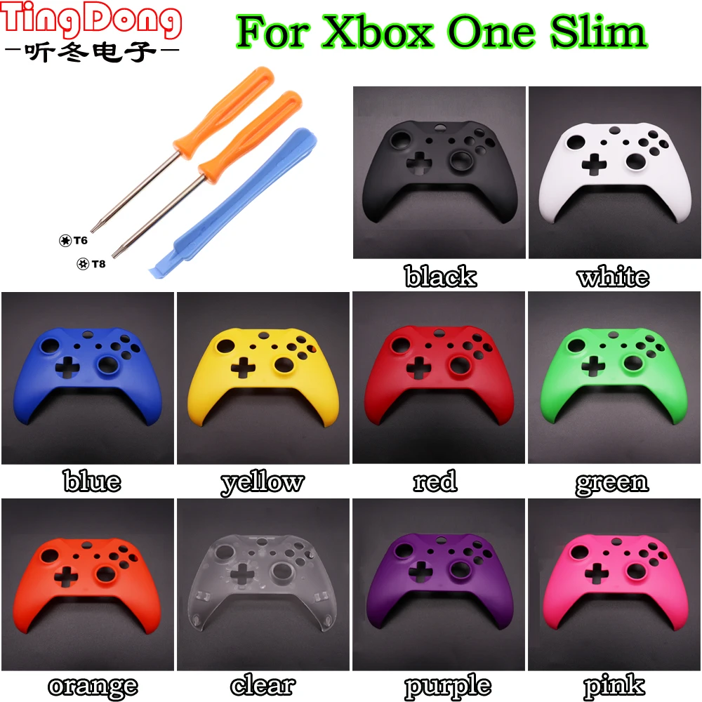 

Передний чехол для Xbox One Slim, матовый сменный верхний чехол для Xbox One X S Slim, чехол для контроллера, Сменный Чехол