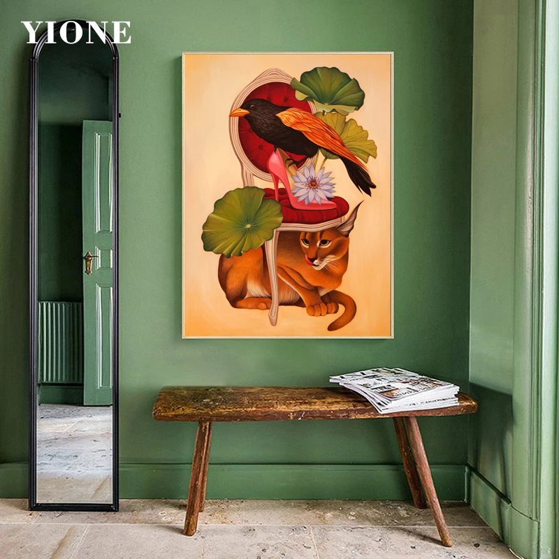 11 видов стилей абстрактный животных художественные плакаты и принты с