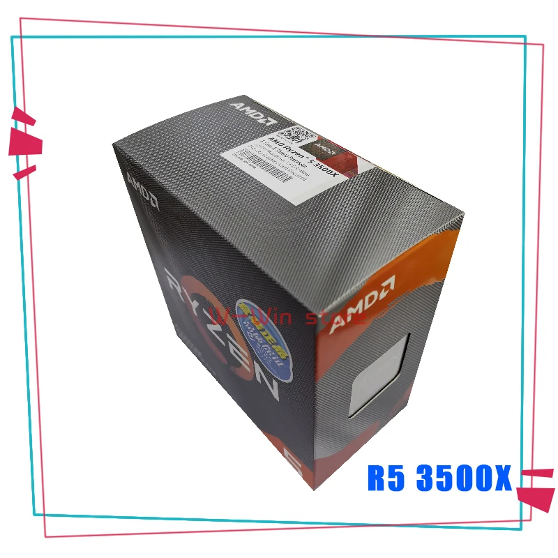 Новый процессор AMD Ryzen 5 3500X R5 3500X3 6 GHz шестиядерный 7NM 65W L3 = 32M 100 000000158 Socket AM4 с