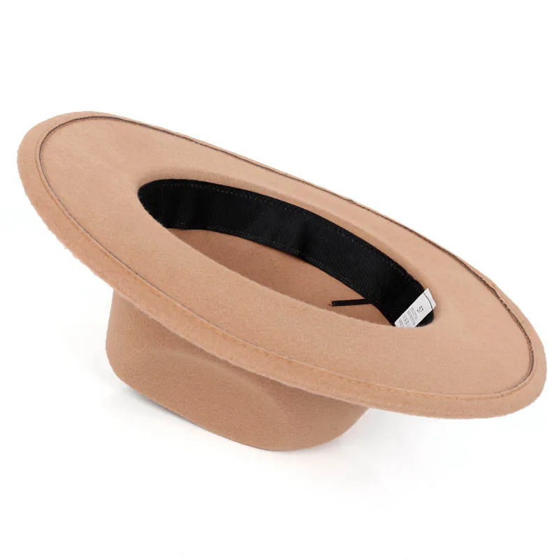 Осенняя шапка для женщин унисекс 2020 зимняя фетровая шляпа мужчин с широкими