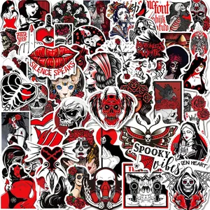 103050pcs punk horror gothic graffiti stickers kids toy decals laptop phone luggage skateboard car cool waterproof sticker free global shipping