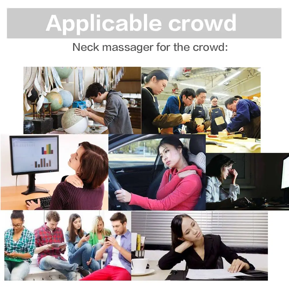 

Electric Neck Massager Pulse Back Far Infrared Heating Pain Relief Relaxation Tool Intelligent Cervical Massage Health Care