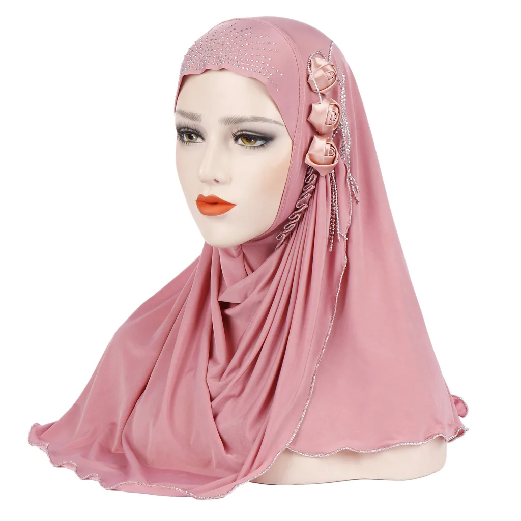 

Muslim new three flower tassel hat