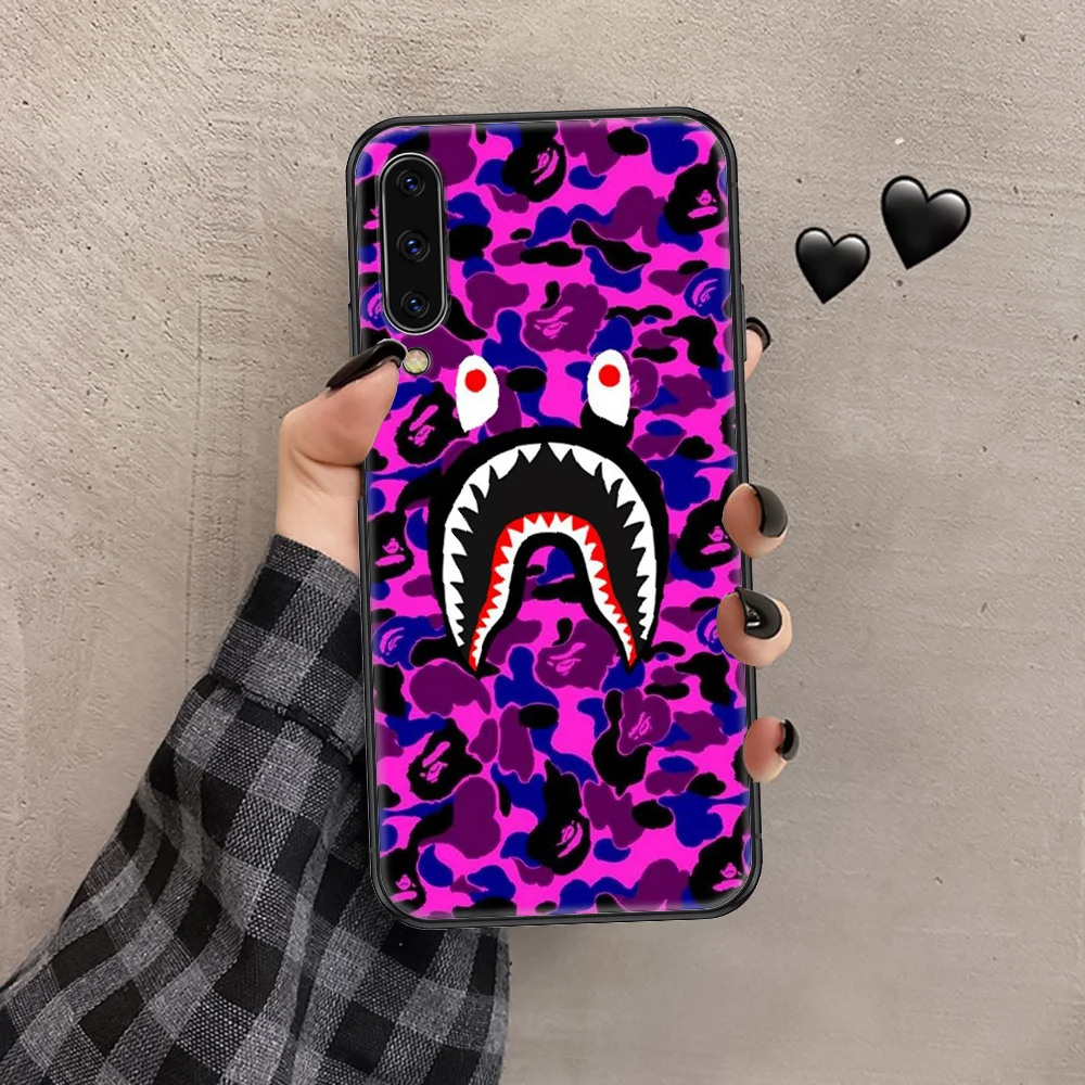 

fashion-bapes-brand Phone case For Samsung Galaxy A 3 5 7 8 10 20 21 30 40 50 51 70 71 E S 2016 2018 4G black 3D cell cover soft