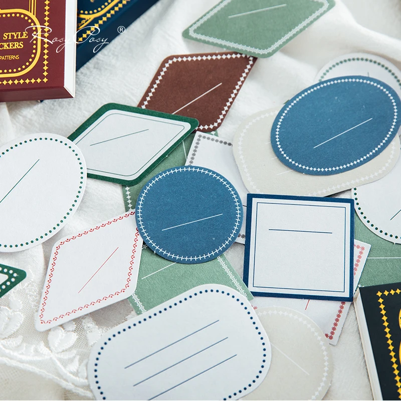 Классический в ретро стиле записываемая запечатывающая Наклейка Мини украшение