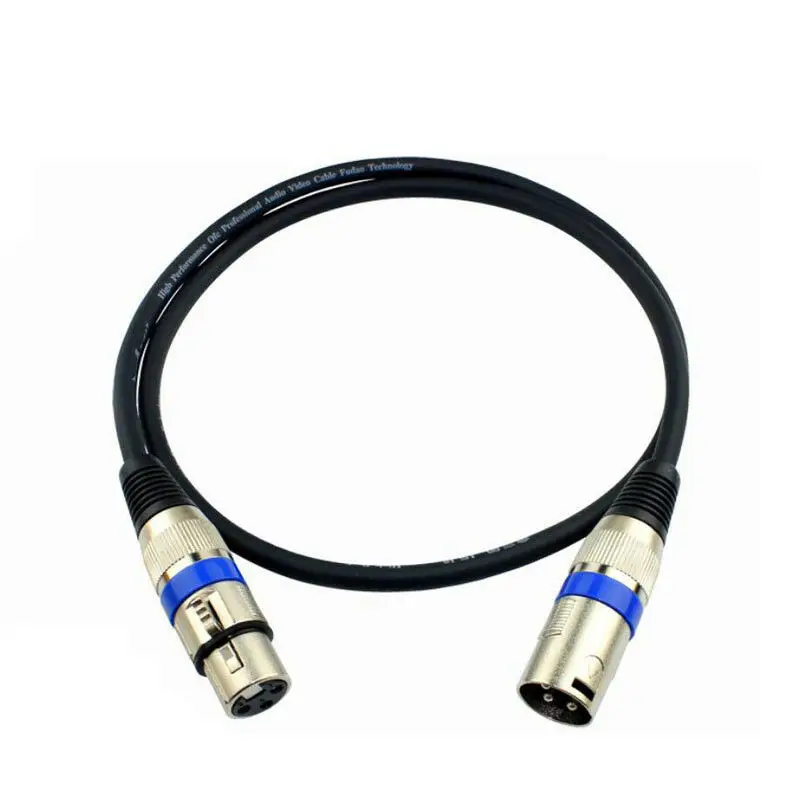 

1.5M XLR 3-Pin Male to Female Microphone Audio Mic Extension Cord Cable Extender