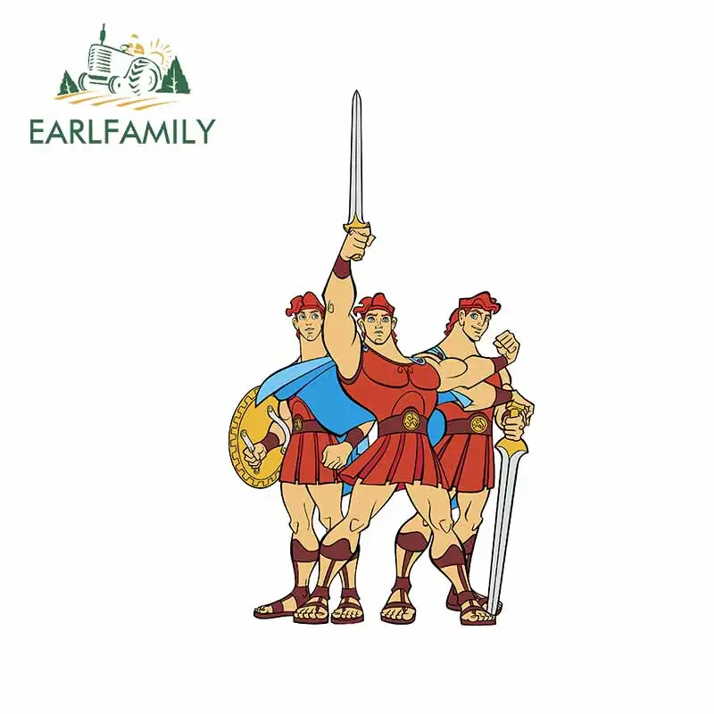 

EARLFAMILY 13cm x 7.4cm For Hercules Motorcycle Car Stickers Repair Decal Personality Graphics Car Accessories Custom Printing