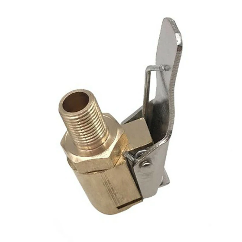 

1PC Car Auto Brass 8mm Connector Adapter car accessories Tyre Wheel Tire Air Chuck Inflator Pump Valve Clip Clamp