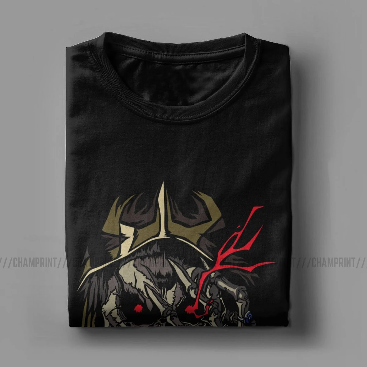 Overlord аниме Ainz Ooal платье майки для мужчин битник детей хлопковые футболки с