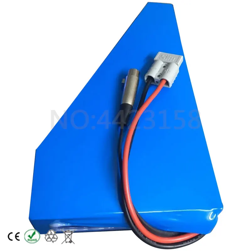 48V 20Ah треугольная батарея 48V 1000W 2000W батарея для электрического велосипеда 48V 20Ah литиевая батарея с сумкой+ 54,6 V 5A зарядное устройство
