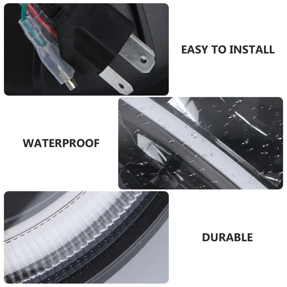 

7 Inch Headlight LED Car Headlight Practical Automobile Light Replacement