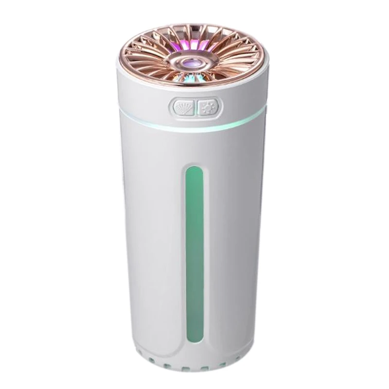 

300ML Ultrasonic Car Humidifier , Household Portable USB Aromatherapy Air Humidifier, Suitable for Home Office,White