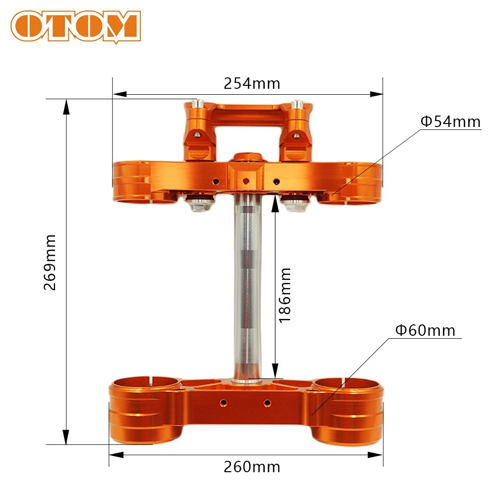 Рукоятка рулевого управления OTOM тройной зажим для дерева рукоятка в сборе KTM SX