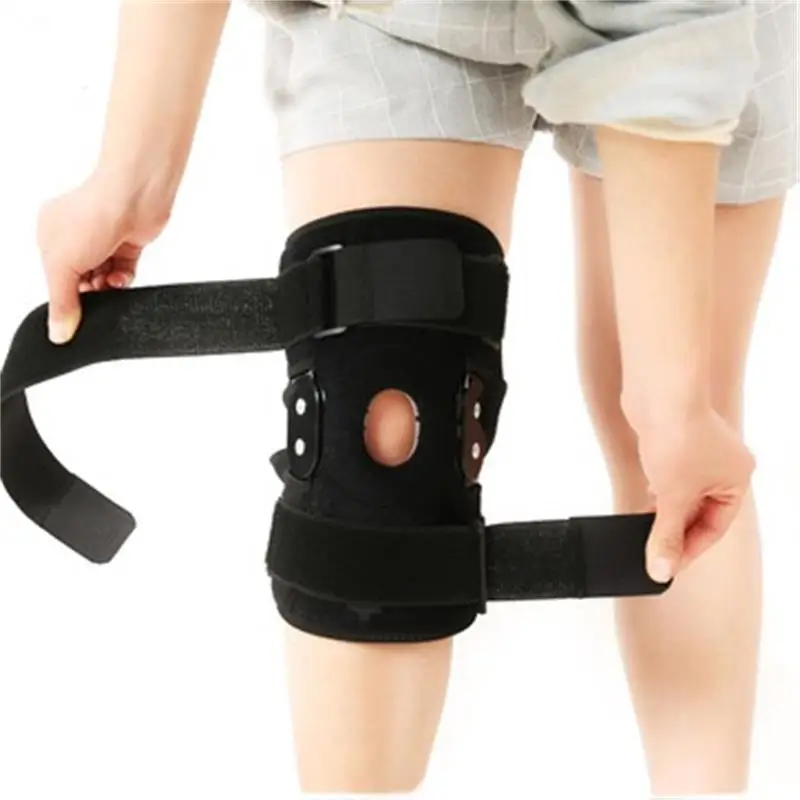 

Adjustable Kneelet Knee Brace Patella Support Protector Alloy Hinged Sports Stabilizer Kneepad Wrap