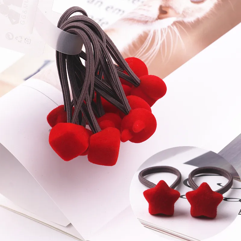 

2pcs/lot Cute Cartoon Kids Elastic Hair Bands Princess Hair Tie Headwear Children Hair Ropes Fashion Hair Accessories