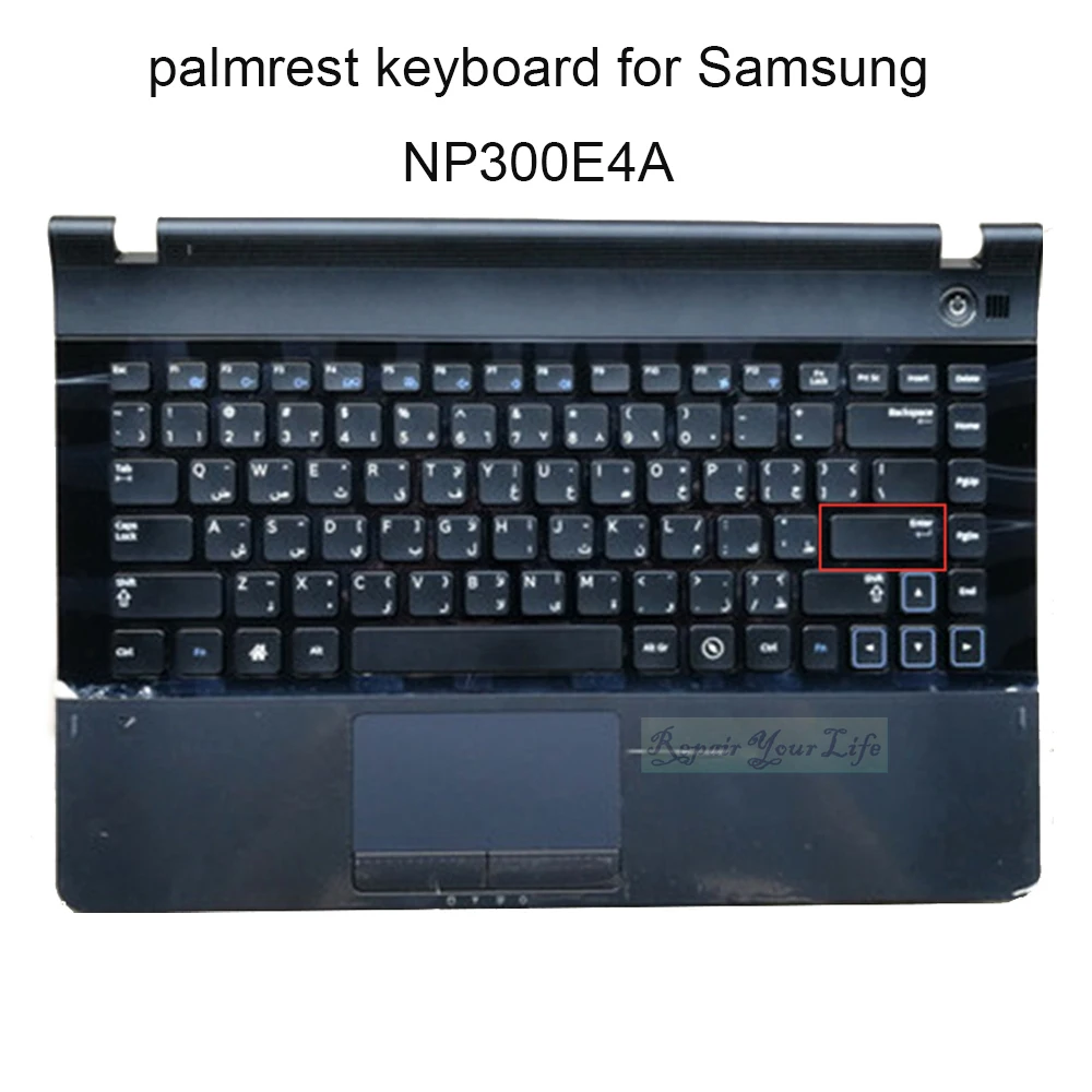 english arabic laptop keyboard palmrest top case pc for samsung np300e4c np300e4a np305e4a 300e4c 3430ea 305e4a 04284a keyboards free global shipping