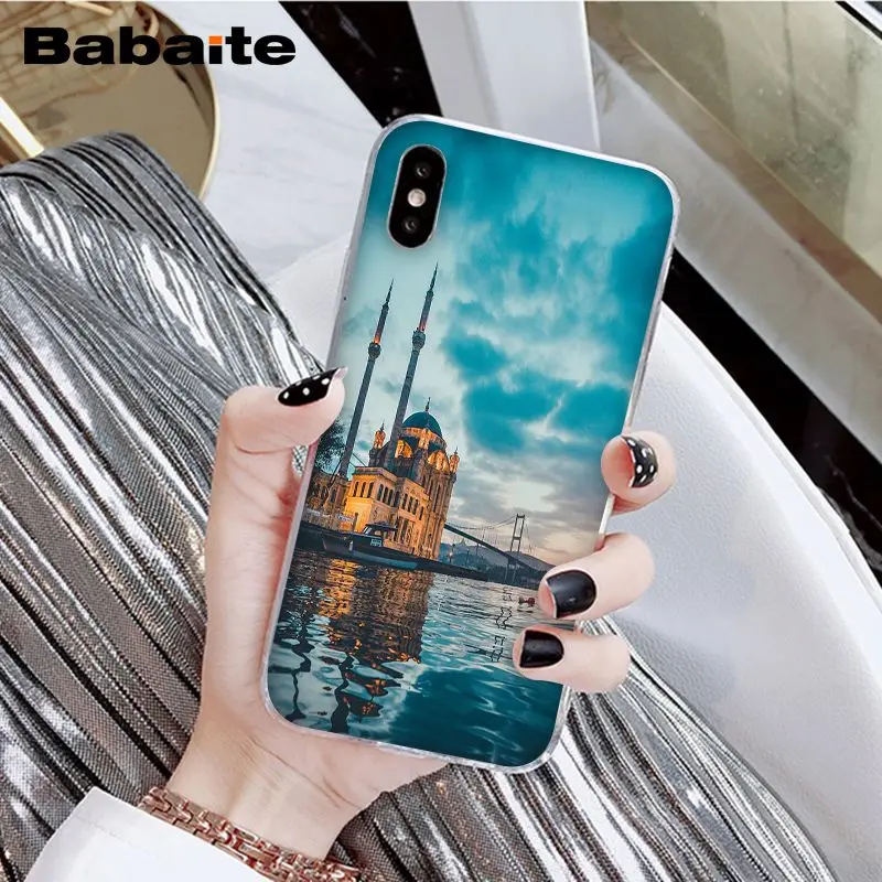 

Babaite Turkey Istanbul Sceneary Building Custom Photo Soft Phone Case for iPhone 8 7 6 6S Plus 5 5S SE XR X XS MAX Coque Shell