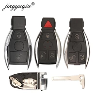jingyuqin 234 buttons smart remote car key shell for mercedes benz nec c e r s cl gl sl clk slk remote key fob