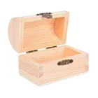 Ящик для домашнего хранения из натурального дерева, органайзер для открыток, ручной работы, чехол для ювелирных изделий, деревянная коробка без внутренней поверхности