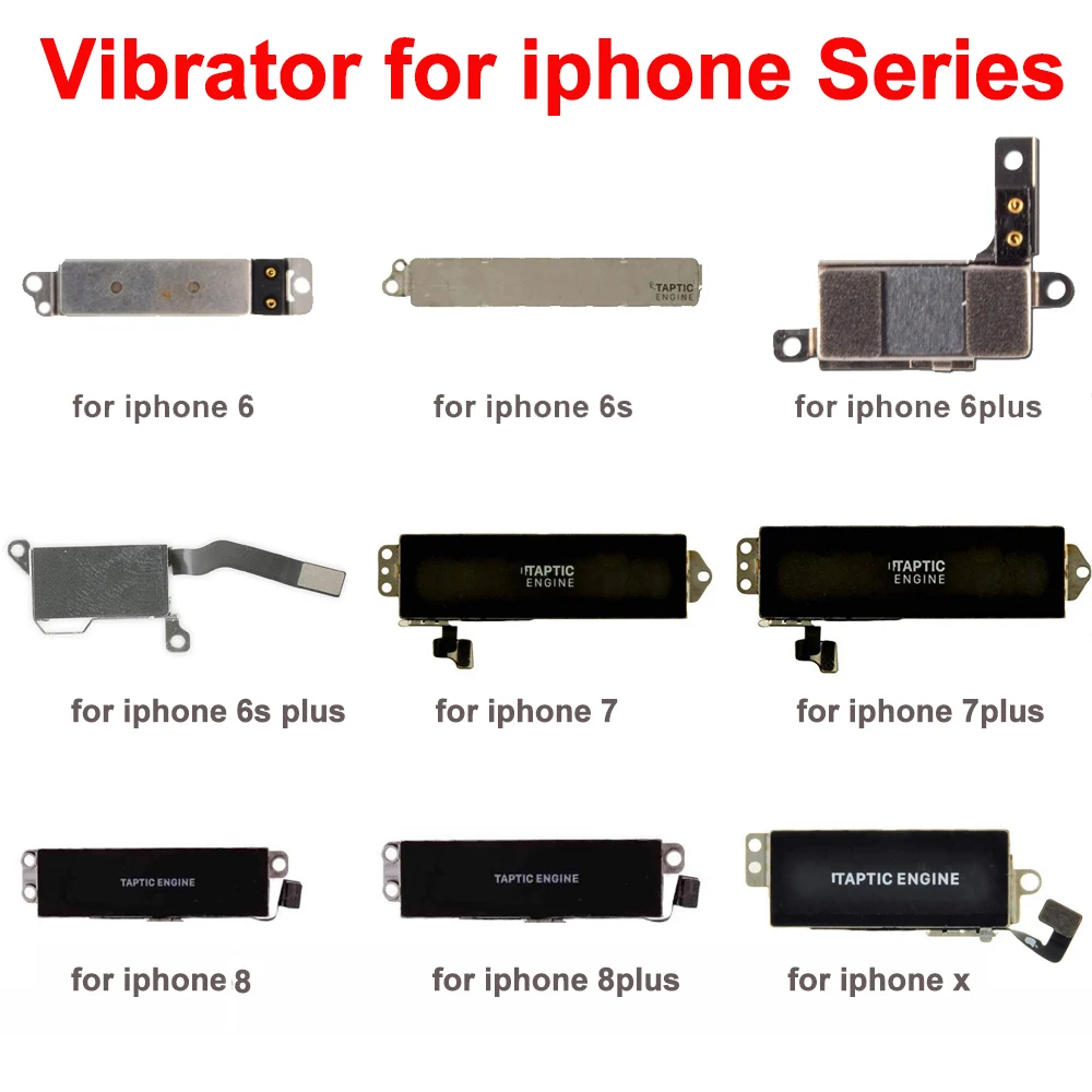 Aokin вибратор для iPhone 5 5S 5C 6 6S 7 8 Plus X Запчасти ремонта двигателя вибрирующий