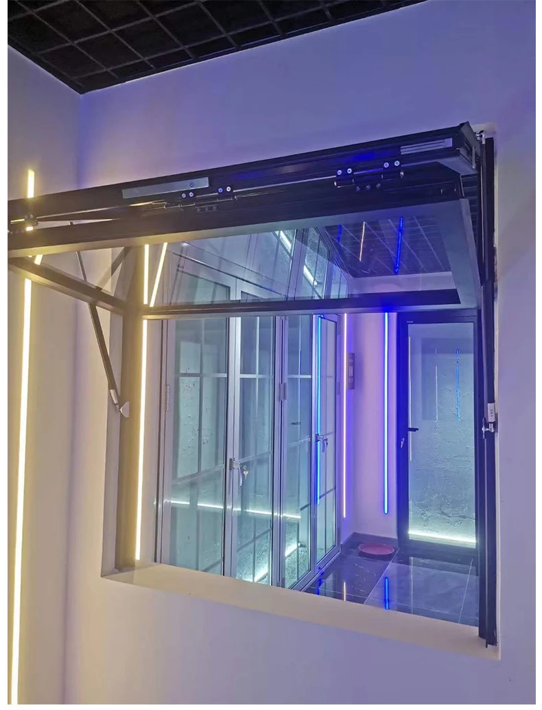 Китай Стандартный американский стиль алюминиевое складное открытое стекло для