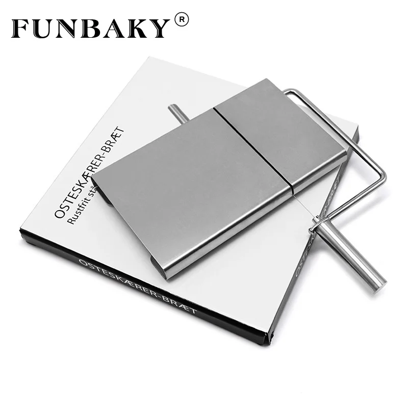 FUNBAKY новая слайсер для сыра из нержавеющей стали 304 режущая доска ручной режущий