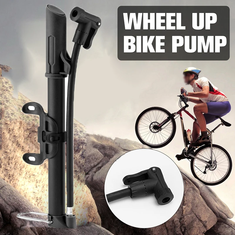

Portable Bicycle Pump 120 PSI High Pressure Cycling Ball Inflator Standing Bike Hand Pump Motorcycle Tyre Hand Inflator