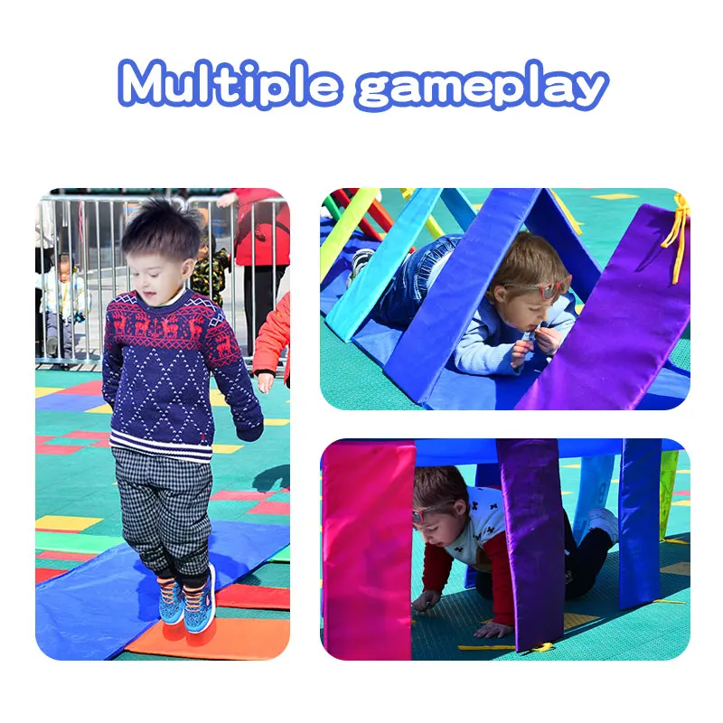 

Kindergarten Children's Sensory Integration Training Equipment Crawling Roof Ladder Jumping Intelligent Teaching Aids