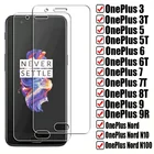 Защитное стекло для OnePlus 9, 9R, 8T, Nord N10, N100, 7, 7T, 6, 5T, 5, 3T, 3, 1 +