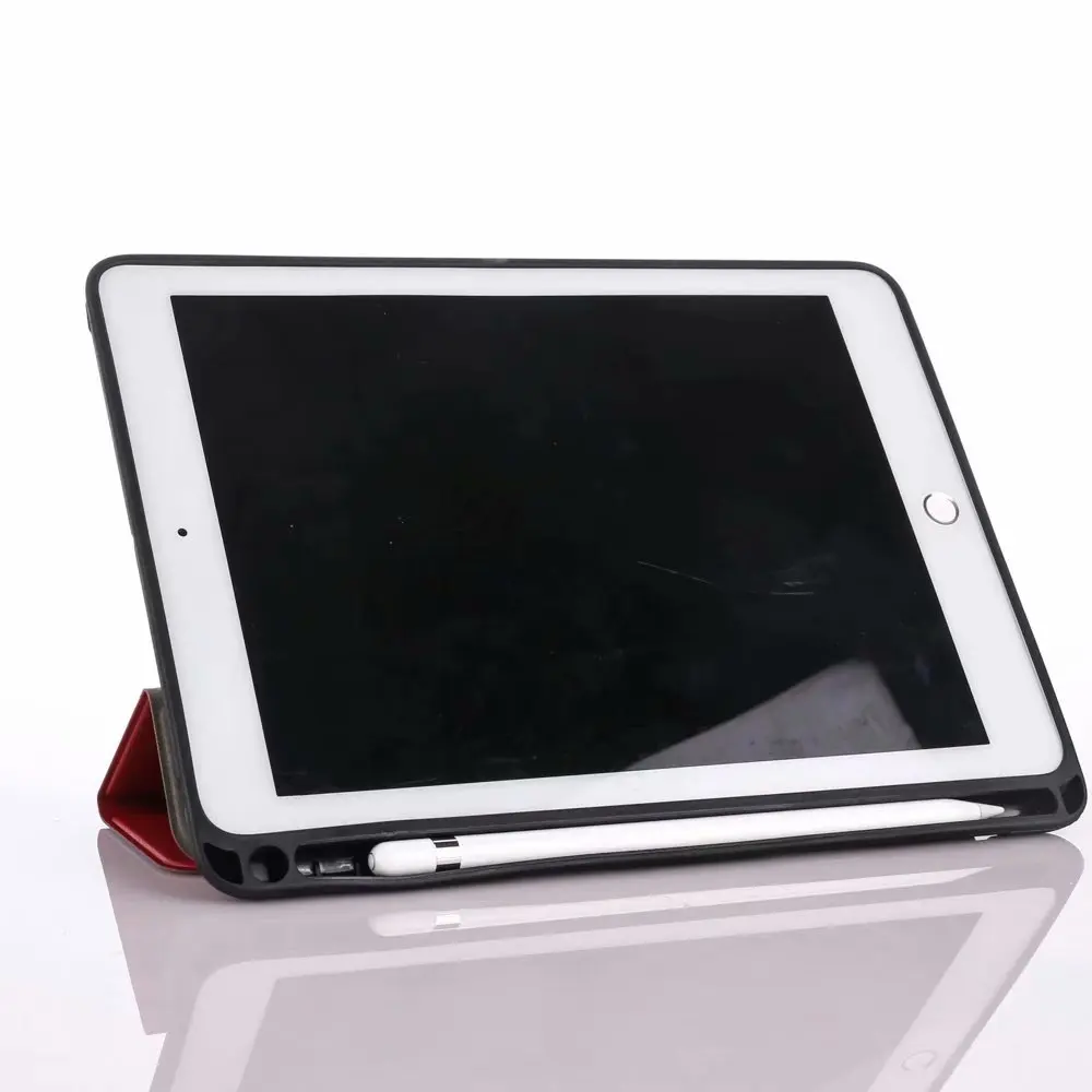 Для 2017 iPad Pro 10 5 чехол с держателем для карандашей тонкий трифолд Стенд АВТО
