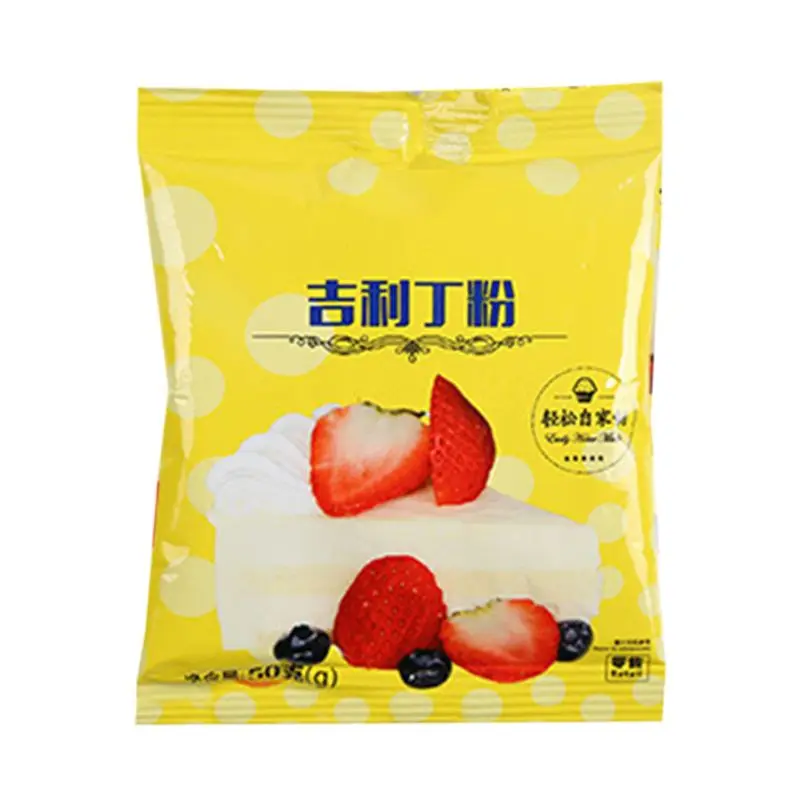

Silver Leaf Sheet Unflavored Gelatin Powder for Cooking Baking Ingredients Bar