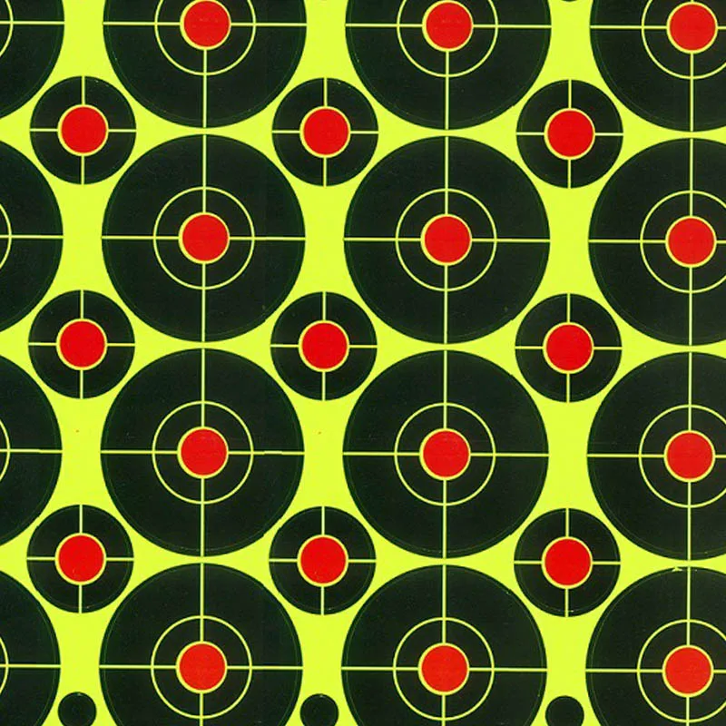 

10 шт. охота обучение бумага для мишени флуоресценции Стикеры для стреляния оружий бумага для мишени бумажная мишень бумага для мишени неток...