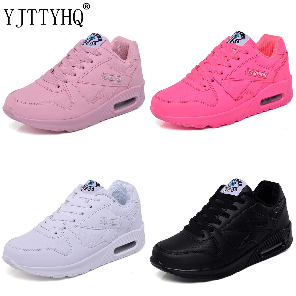 

Women Lightweight Comfortable Casual Running Shoes PU Leather Air Sneakers Classic Breathable Outdoor Sport Girle Shoe Size 33 9