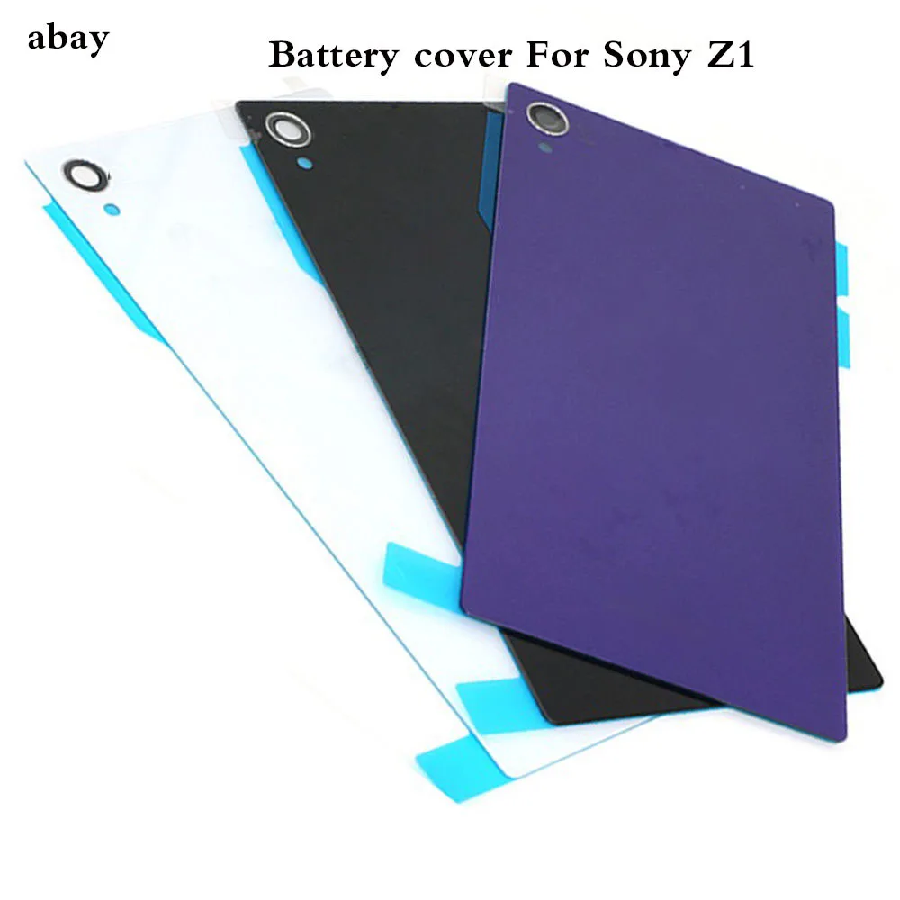 Крышка батарейного отсека для Sony серии Z Задняя стеклянная крышка корпуса Z1 Z3 MINI Z2