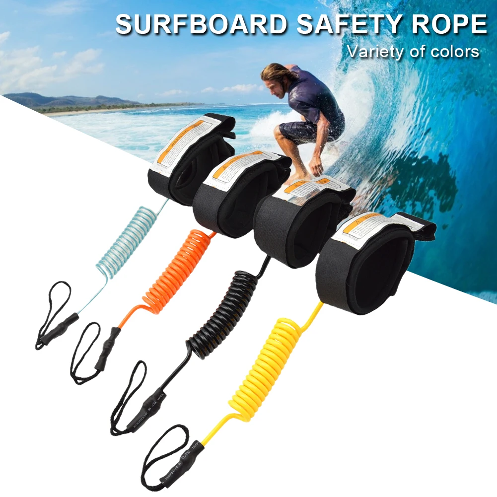 

Sup-поводок для серфинга, 4 фута, эластичный спиральный поводок для серфинга