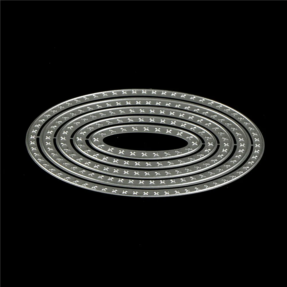 1 шт. Металлические овальные пресс формы кривые рамки открытки ручной работы