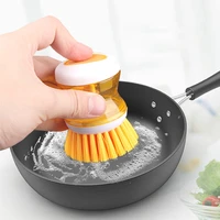 1pc colorful kitchen dish washing tool pot pan dish bowl brush washing up liquid soap dispenser scrubber cleaner