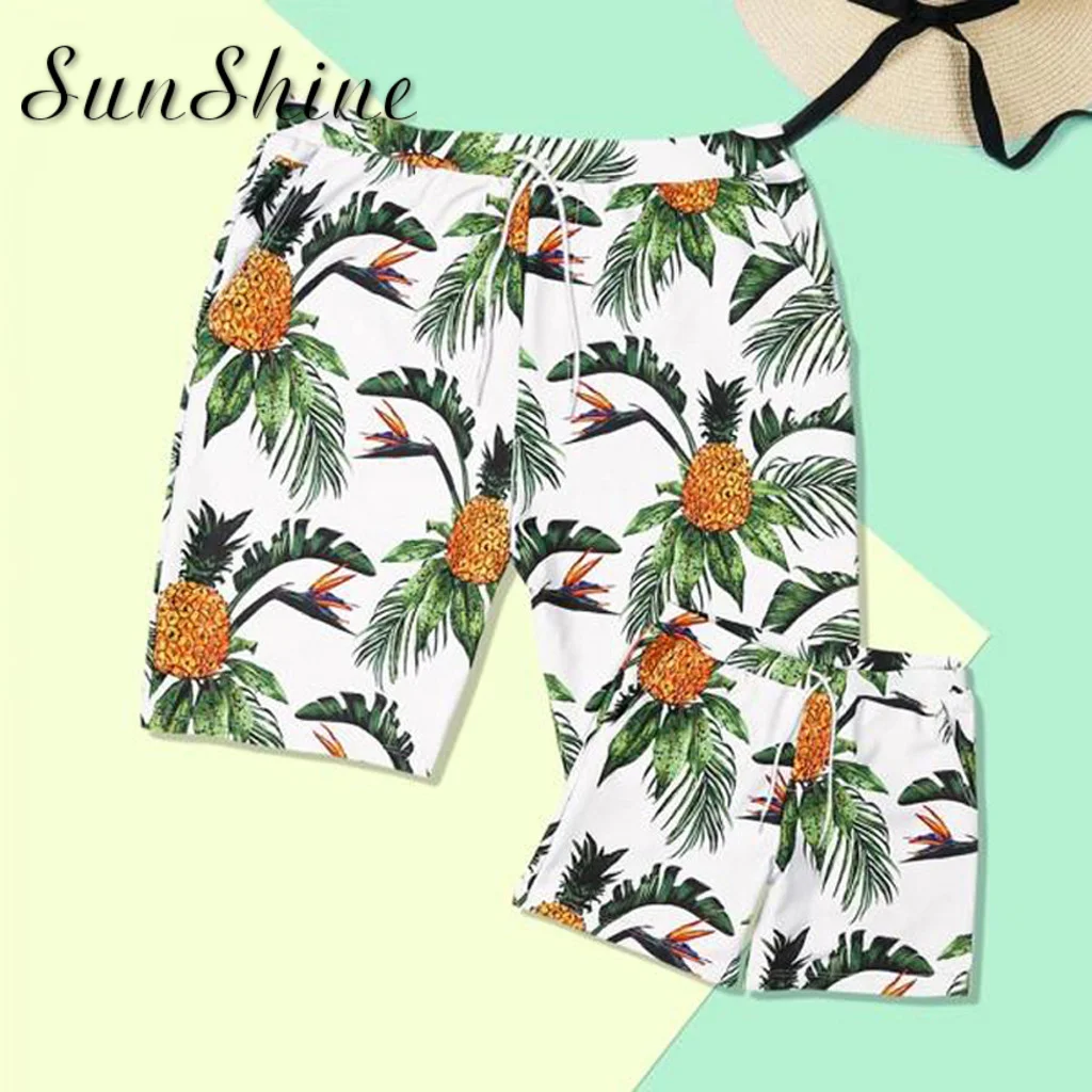 Мини купальник с принтом листьев для маленьких мальчиков семейный Монокини