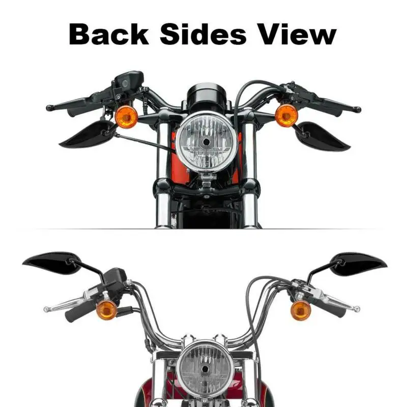 Мотоциклетные зеркала заднего вида 8 мм CNC для Harley Touring Sportster XL 1200 883 Softail |