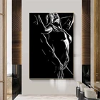 Черно-белые обнаженные картины на холсте пар сексуальное тело для женщин и мужчин плакаты принты настенные картины для декора гостиной