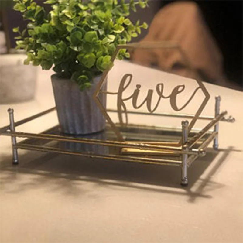 

Wedding Table numbers, Gold, Hexagon Table numbers, Standing table numbers