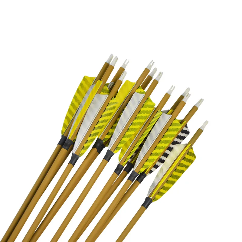 Стрелы из углеродного сплава для стрельбы лука 30 дюймов 6/12 шт. 500 ID мм od 4 дюйма