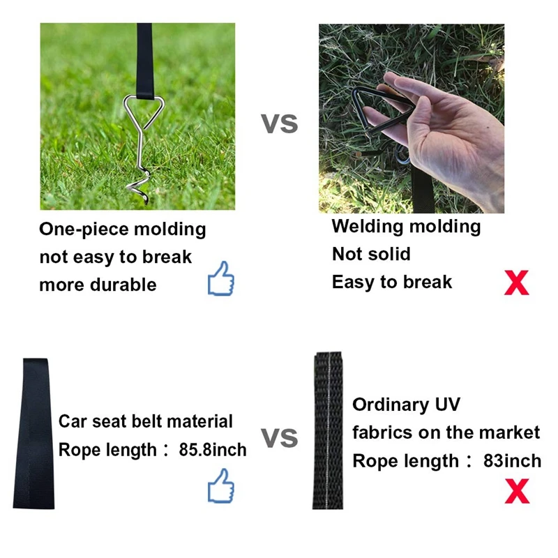 Сверхмощные Запчасти для батута штопор в форме стальных кольев Якорный комплект