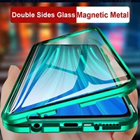 for samsung galaxy s21 ultra s21 s20 fe 5g s20 note 20 note10 plus s10 a32 a12 a52 a72 a51 a71 magnetic glass case full cover