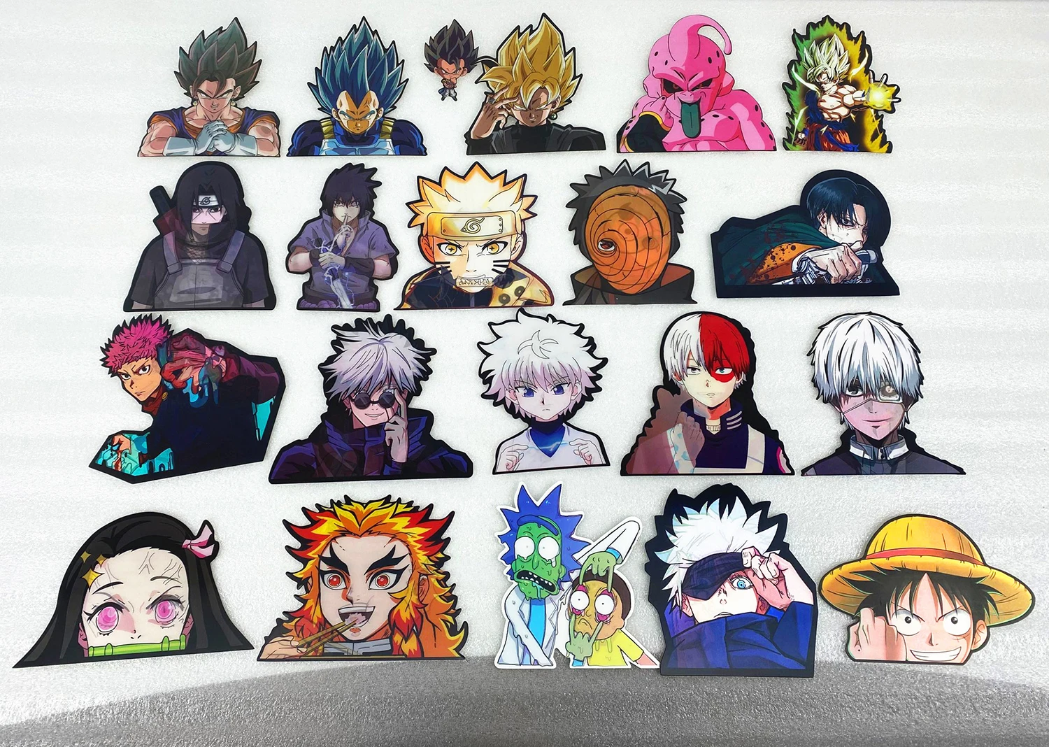 Движущаяся наклейка аниме линзовидная движущаяся Автомобильная