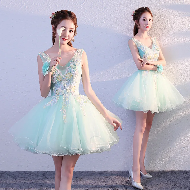 Новое платье без рукавов с v-образным вырезом Пышное Платье 2021 элегантные