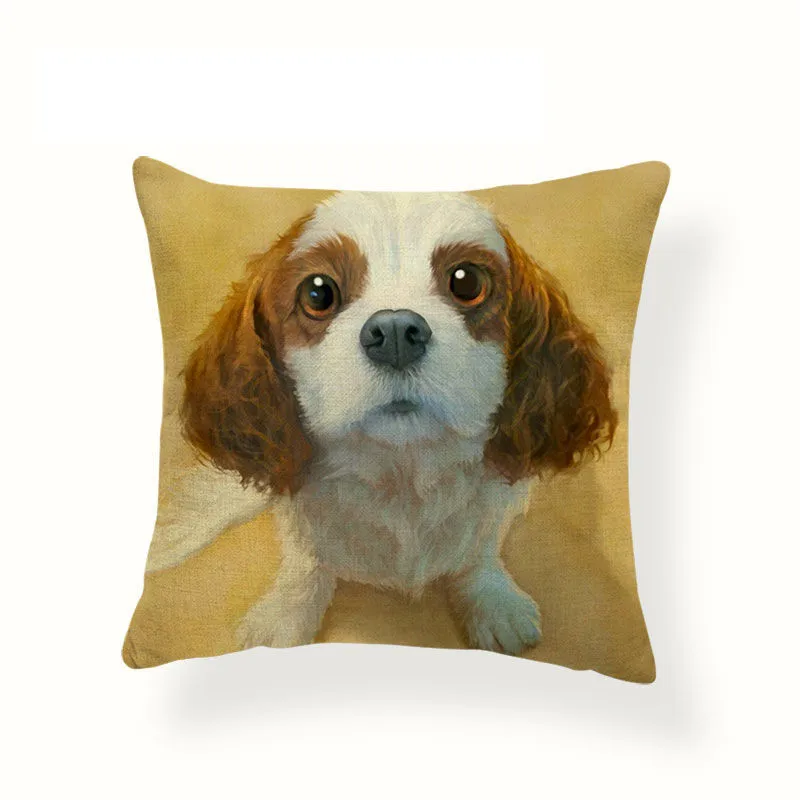 Милый меховой чехол для подушки квадратный домашней декоративной 45*45 см - купить