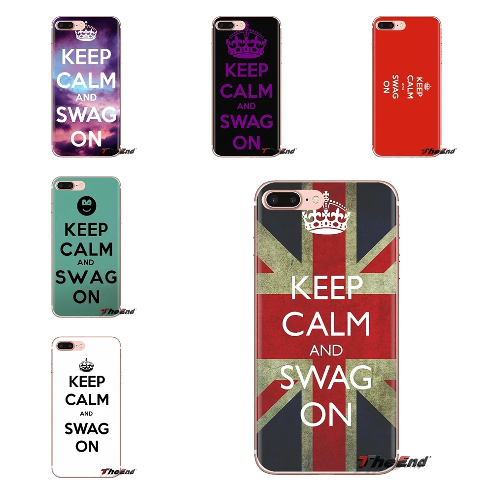 Keep Calm and Love SWAG на печати ТПУ прозрачный чехол для Xiaomi Redmi 4A S2 Note 3 3S 4 4X5 Plus 6 7 6A Pro Pocophone