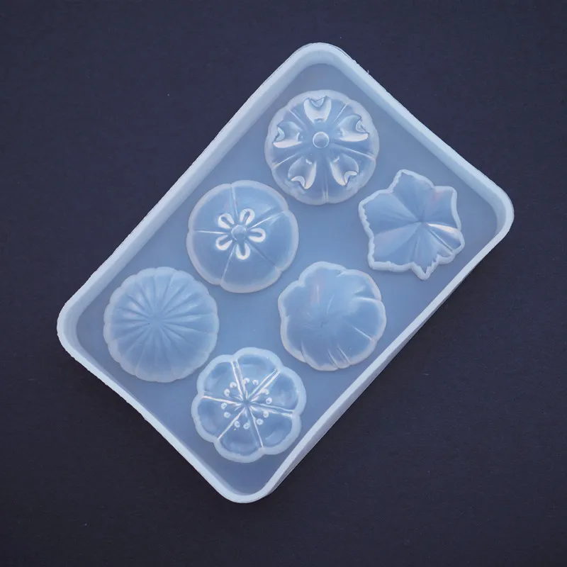 

Crystal UV Epoxy Resin Silicone Mold for Round Flower Resin Mold Accessories DIY Epoxy Mold Candy Pastry Silicone Mold DIY