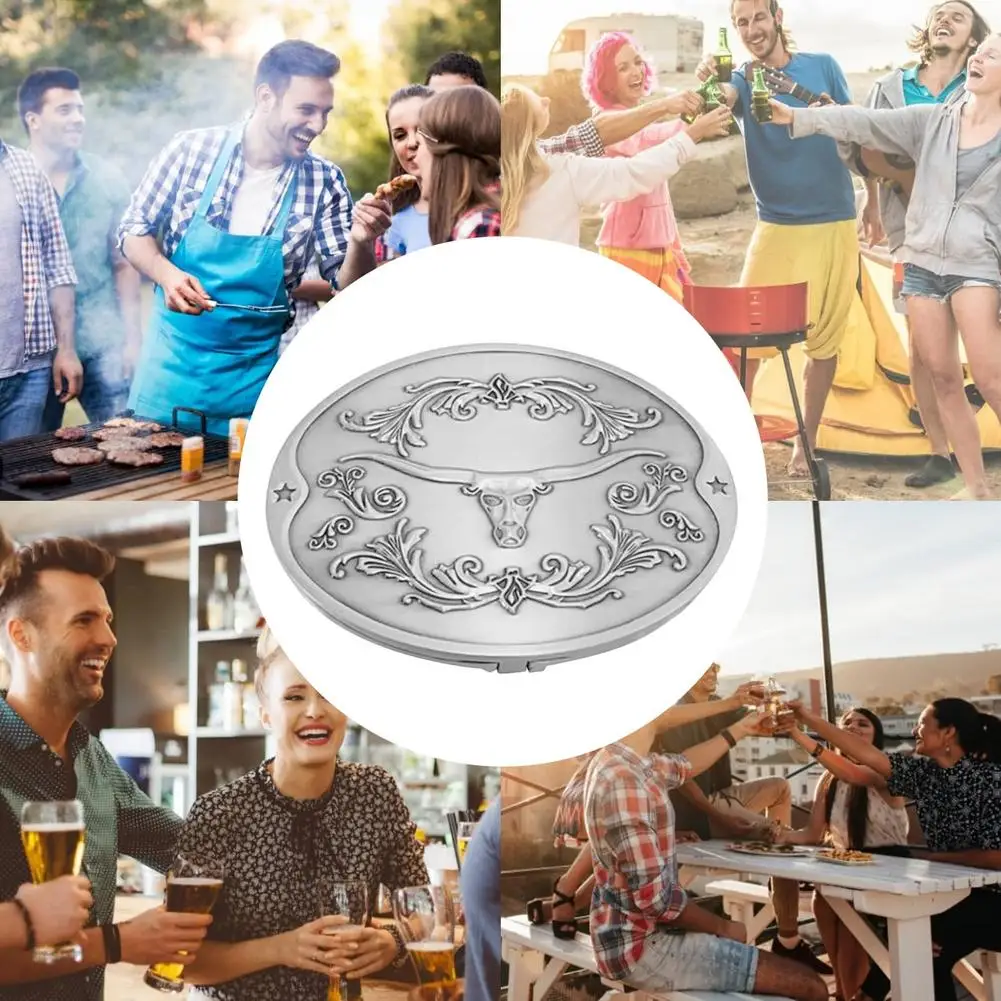 

Belt Buckle Beer Holder Zinc Alloy Wine Can Rack Camping Picnic Portable Bottle Buckle Belt Buckle For Bar Poutdoor Party